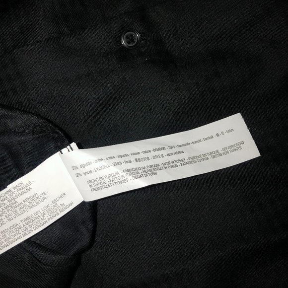 Zara Mixed Pattern Long Sleeve Slim Fit Button Down Shirt - Picture 6 of 6